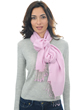 Cashmere & Seta cashmere donna scialli platine rosa 204 cm x 92 cm